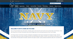 Desktop Screenshot of navyyouthhockey.org